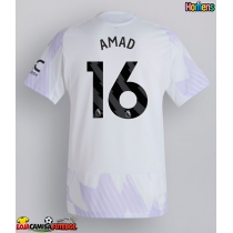 Camisa de Futebol Manchester United Amad Diallo #16 Equipamento Secundário 2025-26 Manga Curta